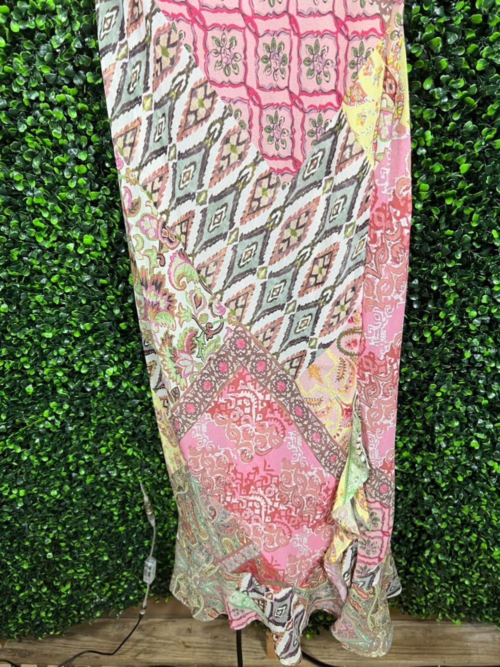 ZARA | Patchwork Printed Slip Dress - Picture 7 of 12